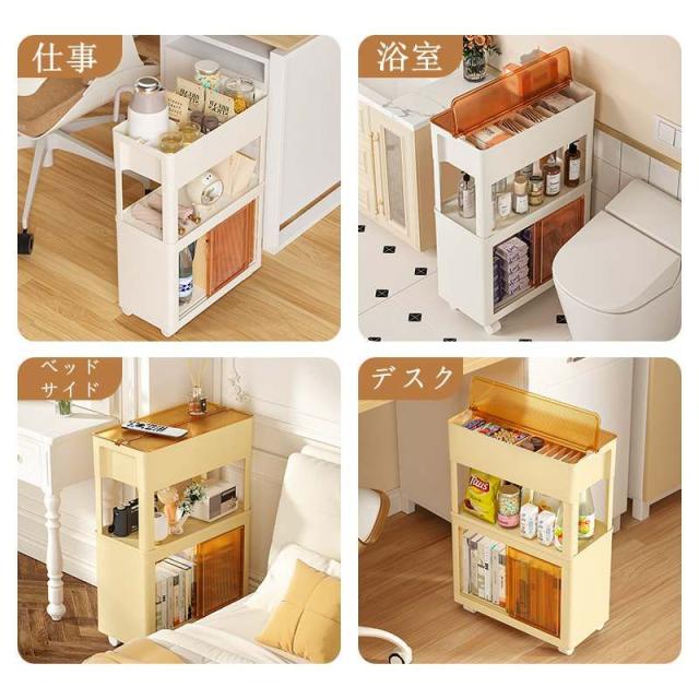 DIY キャスター付き ネイルワゴン ジェル収納 大容量 - メルカリ